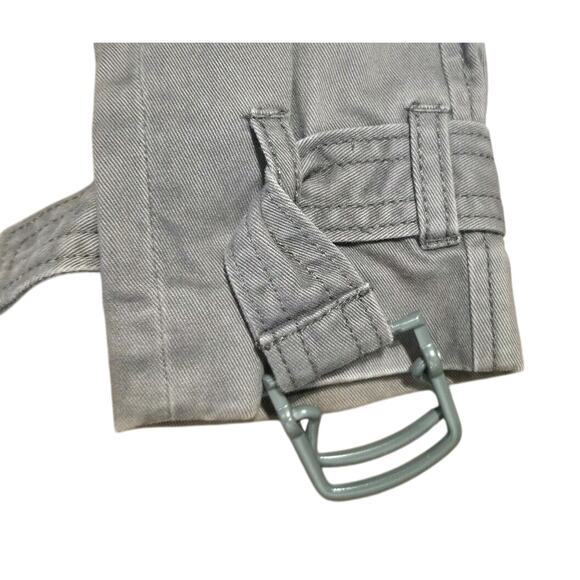 Stella McCartney For Gap Kids Jacket XL Gray Denim Organic Cotton Utility Cargo - Picture 3 of 4